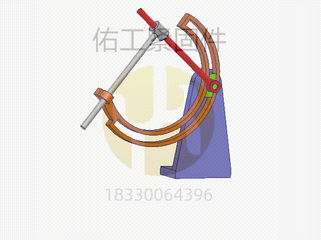 圖110 四桿導(dǎo)桿機(jī)構(gòu).gif