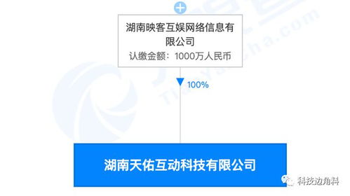 映客布局湖南，成立天佑科技拓展網絡游戲與信息咨詢業務